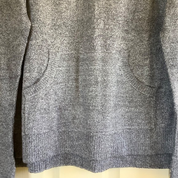 Barefoot Dreams Cozychic Lite Raglan Crew Neck Pullover Pacific Blue Chambray XL - Picture 3 of 14